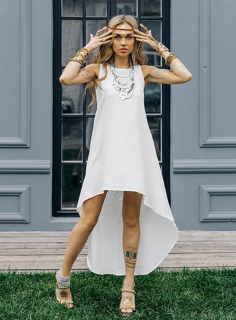 Авторская одежда — платье белое