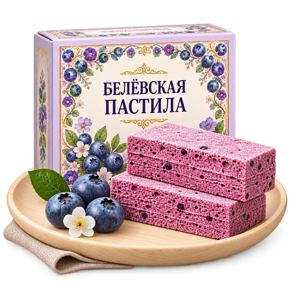Пастила с черникой