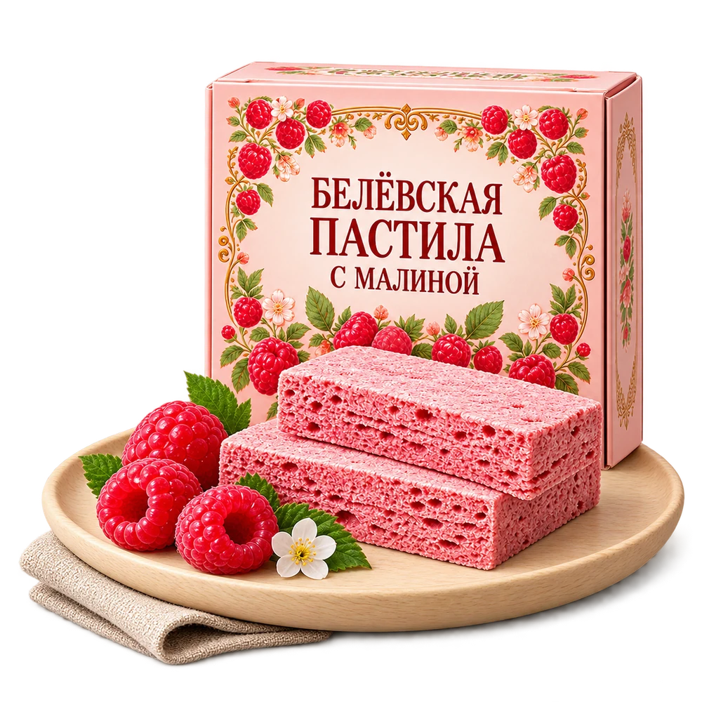 Пастила с малиной